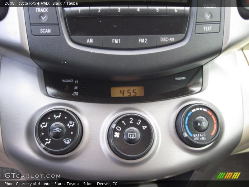Black / Taupe 2008 Toyota RAV4 4WD