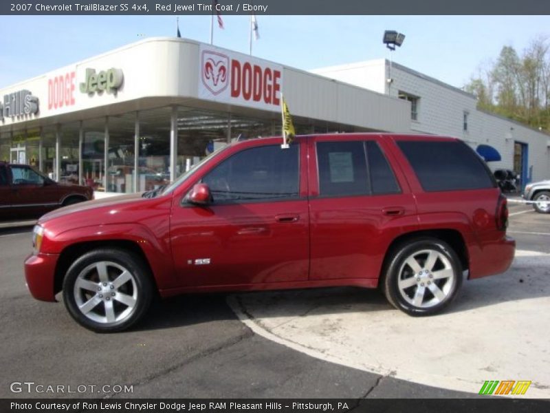 Red Jewel Tint Coat / Ebony 2007 Chevrolet TrailBlazer SS 4x4