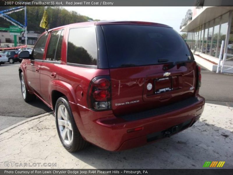 Red Jewel Tint Coat / Ebony 2007 Chevrolet TrailBlazer SS 4x4
