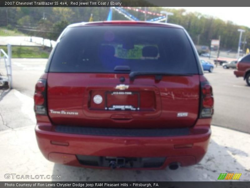 Red Jewel Tint Coat / Ebony 2007 Chevrolet TrailBlazer SS 4x4