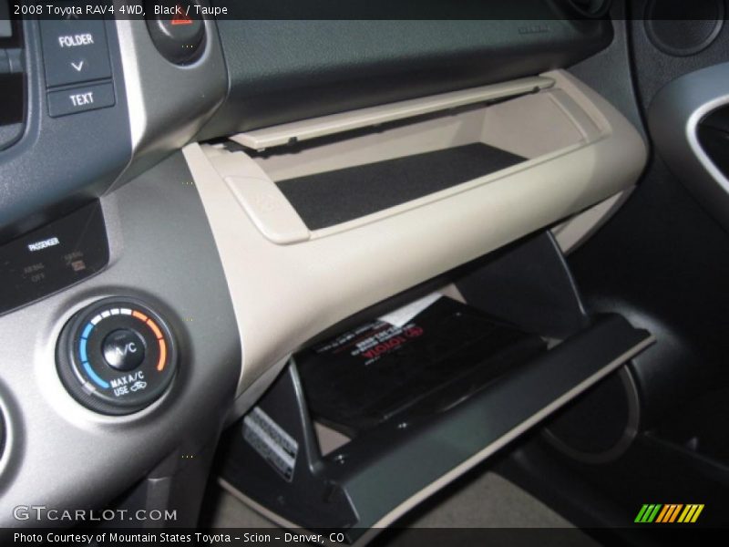 Black / Taupe 2008 Toyota RAV4 4WD