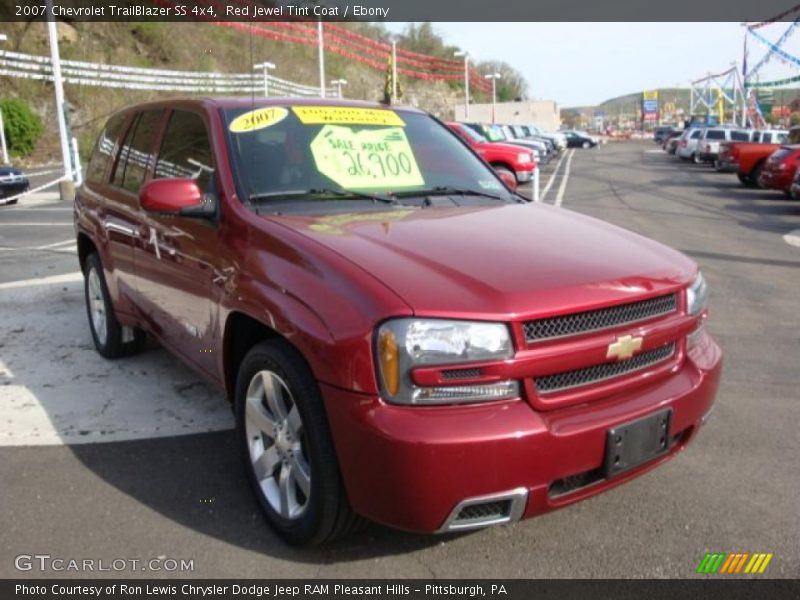Red Jewel Tint Coat / Ebony 2007 Chevrolet TrailBlazer SS 4x4
