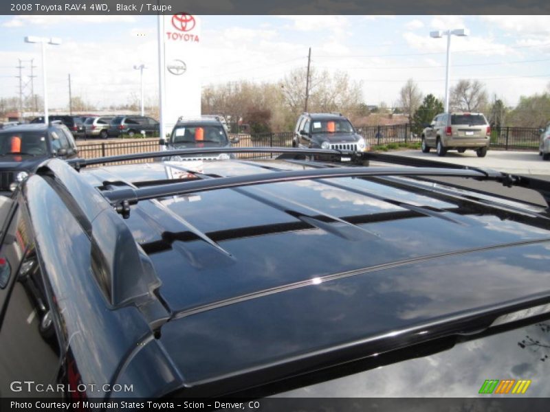 Black / Taupe 2008 Toyota RAV4 4WD