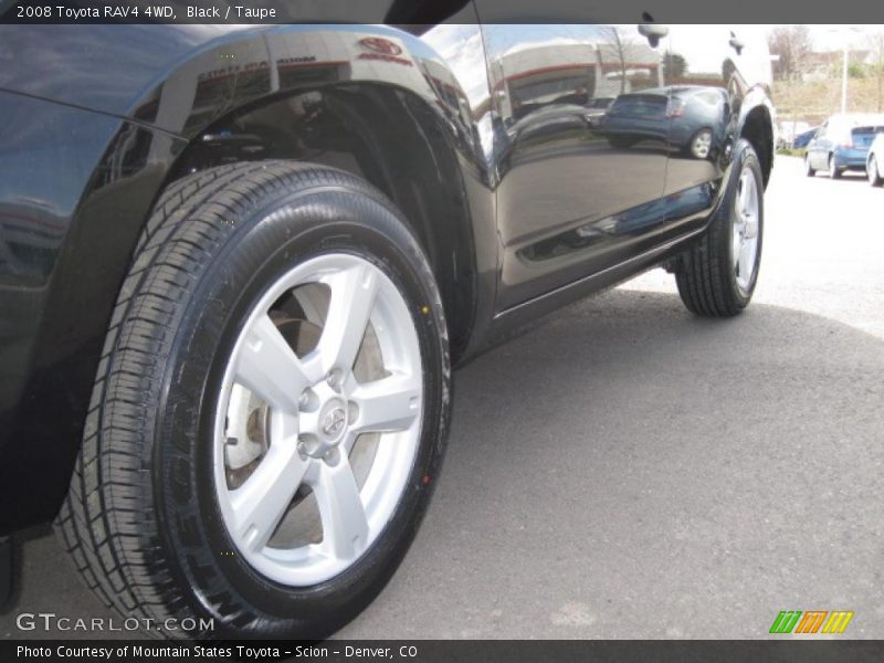 Black / Taupe 2008 Toyota RAV4 4WD