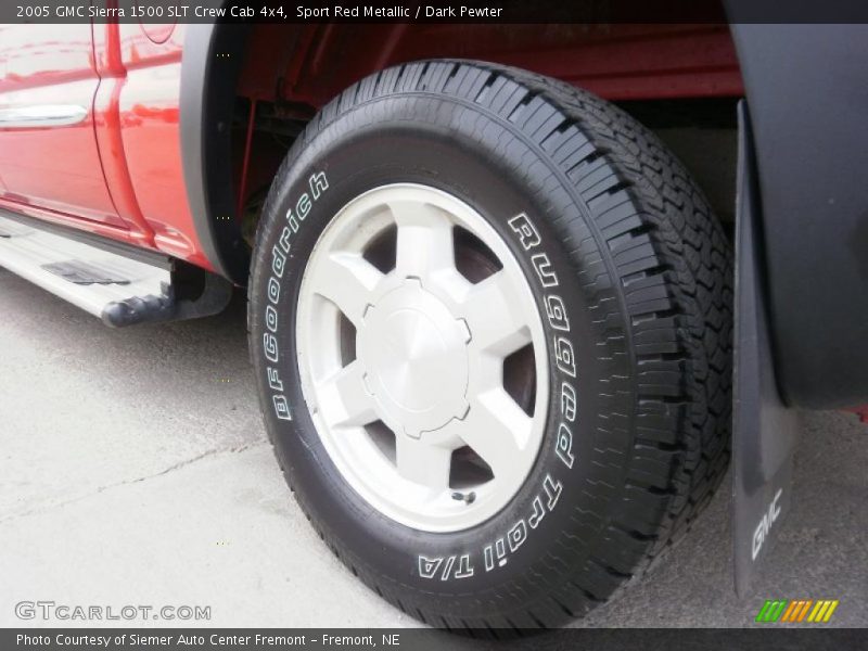 Sport Red Metallic / Dark Pewter 2005 GMC Sierra 1500 SLT Crew Cab 4x4