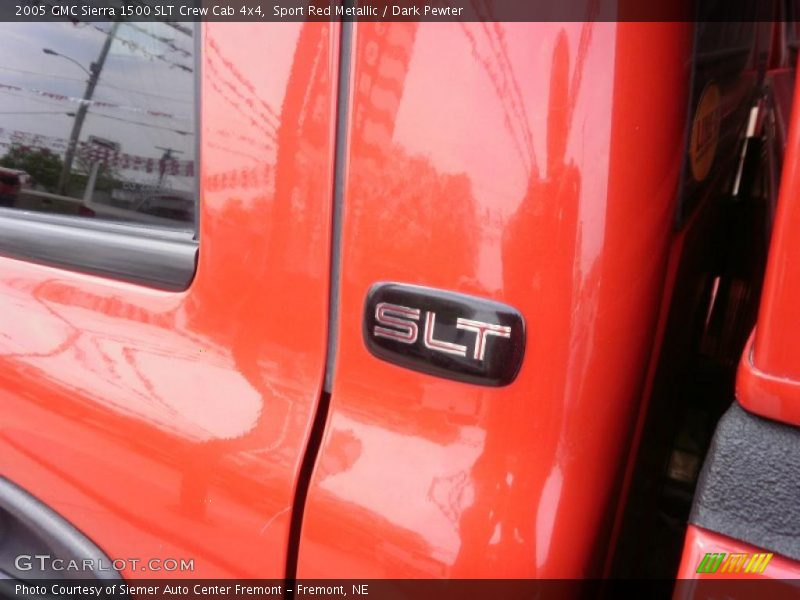 Sport Red Metallic / Dark Pewter 2005 GMC Sierra 1500 SLT Crew Cab 4x4