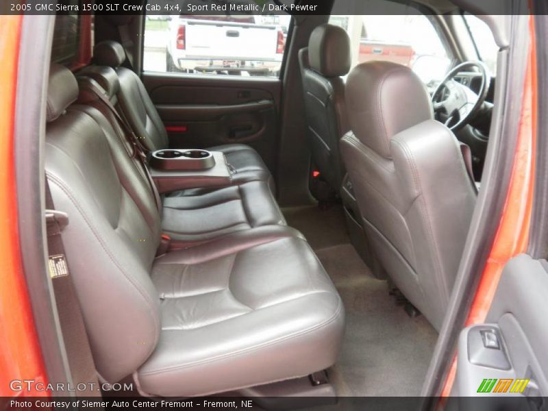 Sport Red Metallic / Dark Pewter 2005 GMC Sierra 1500 SLT Crew Cab 4x4