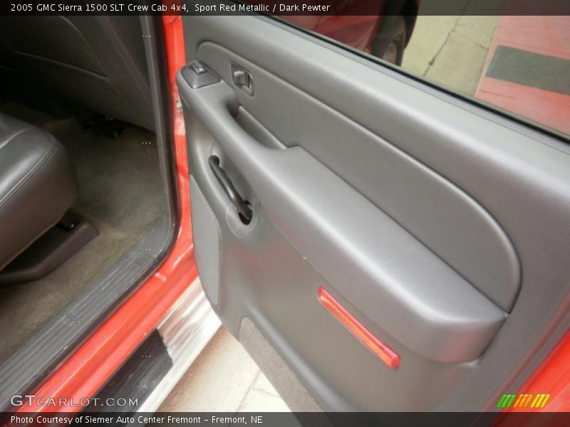Sport Red Metallic / Dark Pewter 2005 GMC Sierra 1500 SLT Crew Cab 4x4