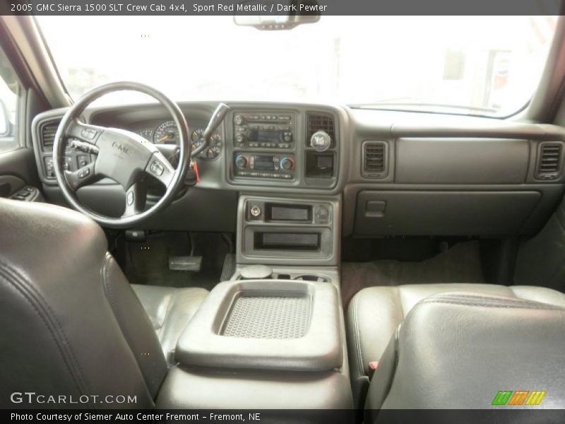 Sport Red Metallic / Dark Pewter 2005 GMC Sierra 1500 SLT Crew Cab 4x4