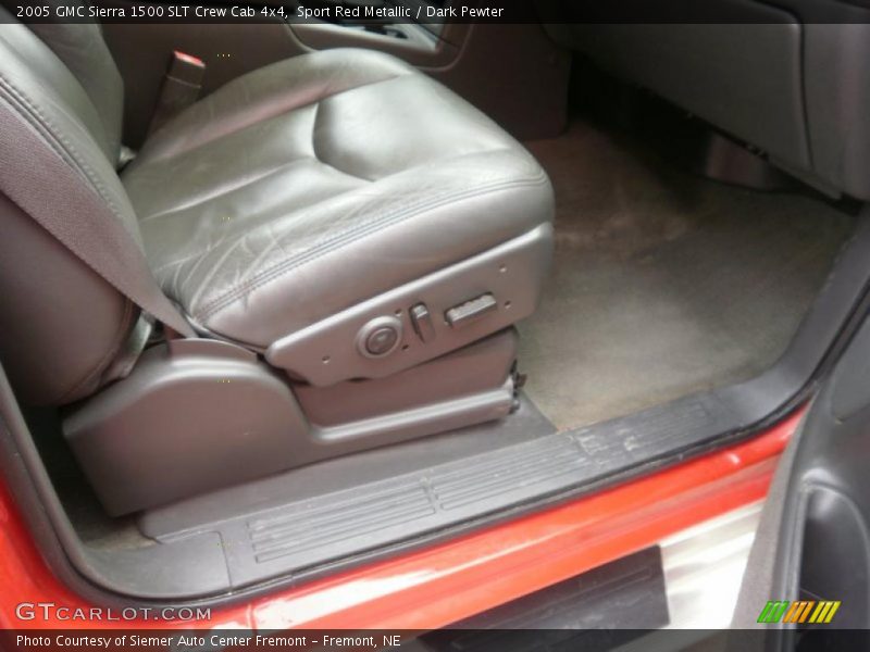 Sport Red Metallic / Dark Pewter 2005 GMC Sierra 1500 SLT Crew Cab 4x4
