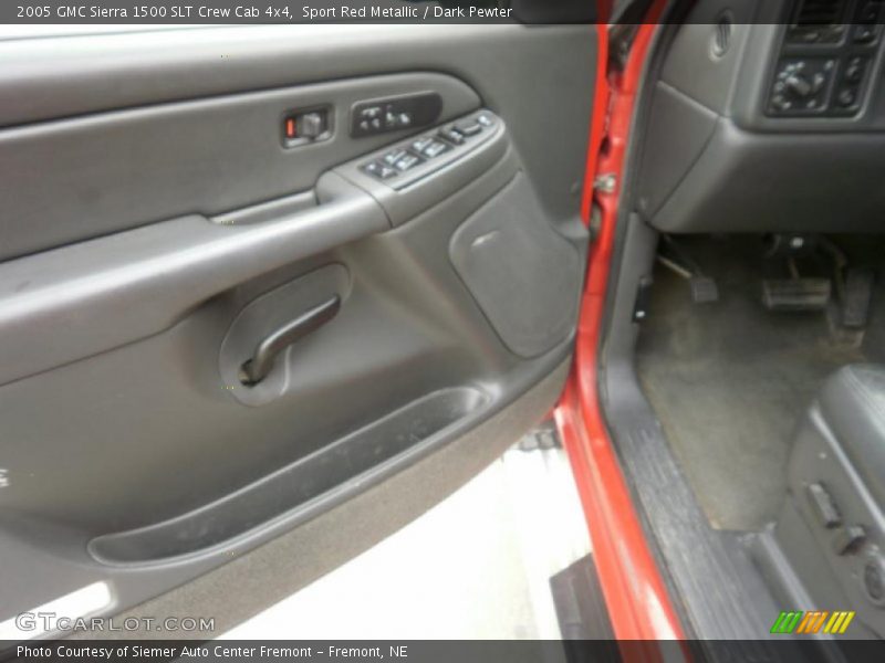 Sport Red Metallic / Dark Pewter 2005 GMC Sierra 1500 SLT Crew Cab 4x4