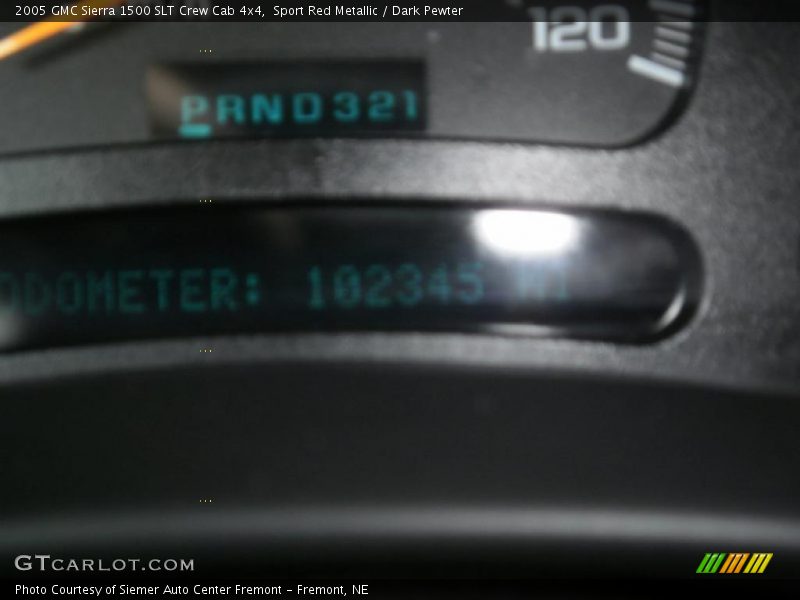 Sport Red Metallic / Dark Pewter 2005 GMC Sierra 1500 SLT Crew Cab 4x4