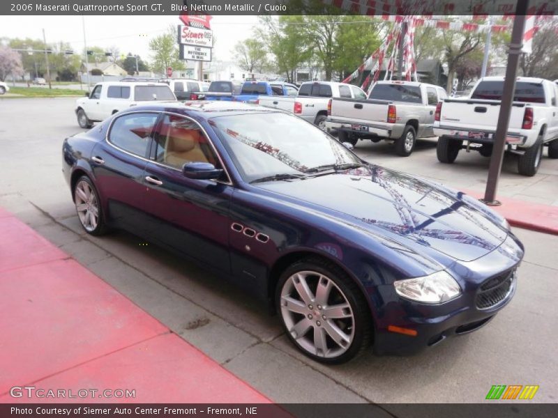 Blue Nettuno Metallic / Cuoio 2006 Maserati Quattroporte Sport GT