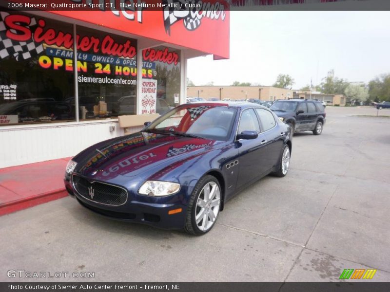 Blue Nettuno Metallic / Cuoio 2006 Maserati Quattroporte Sport GT