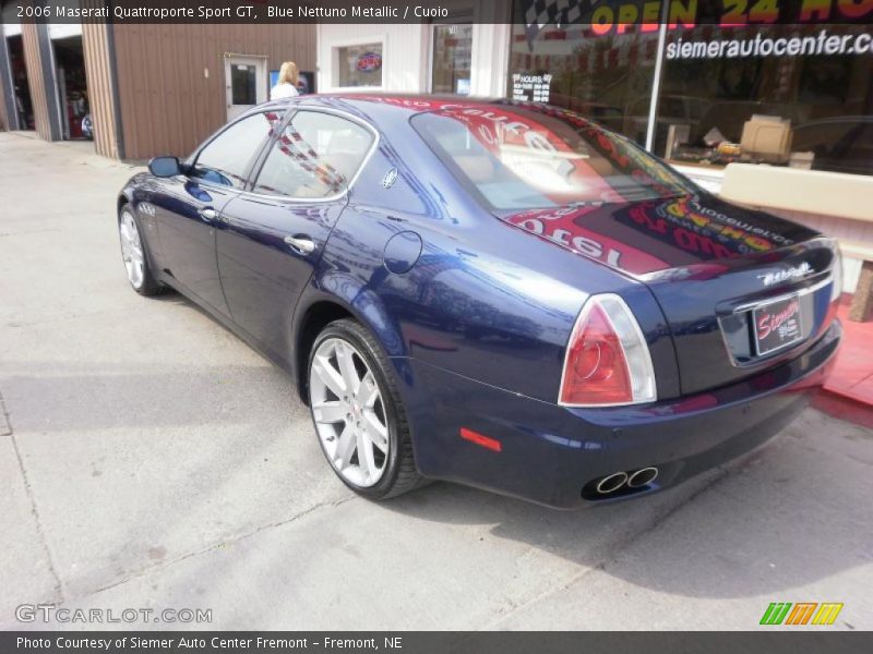 Blue Nettuno Metallic / Cuoio 2006 Maserati Quattroporte Sport GT