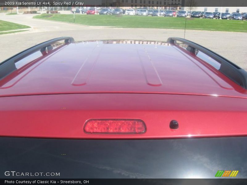 Spicy Red / Gray 2009 Kia Sorento LX 4x4