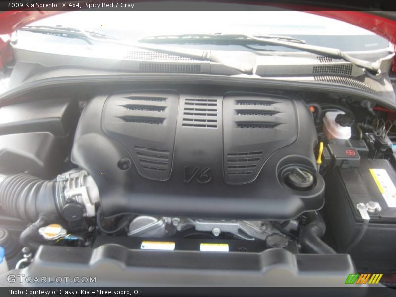 Spicy Red / Gray 2009 Kia Sorento LX 4x4