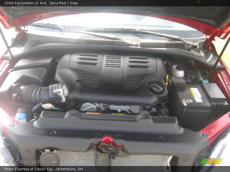 Spicy Red / Gray 2009 Kia Sorento LX 4x4