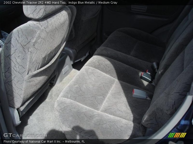 Indigo Blue Metallic / Medium Gray 2002 Chevrolet Tracker ZR2 4WD Hard Top