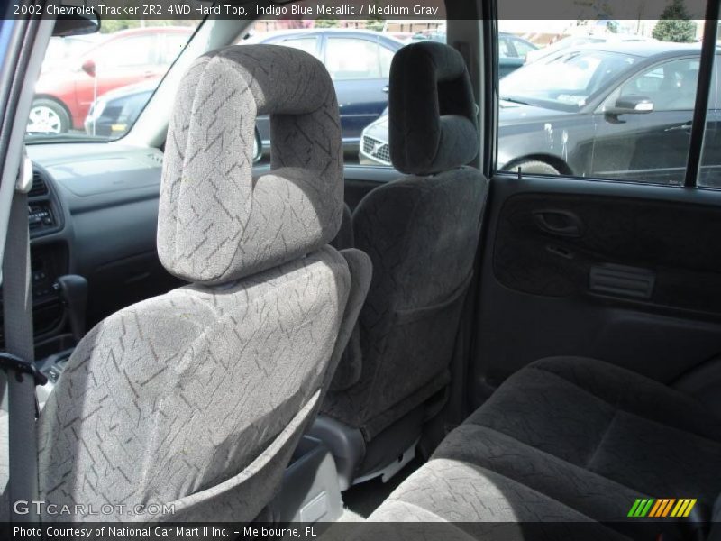 Indigo Blue Metallic / Medium Gray 2002 Chevrolet Tracker ZR2 4WD Hard Top