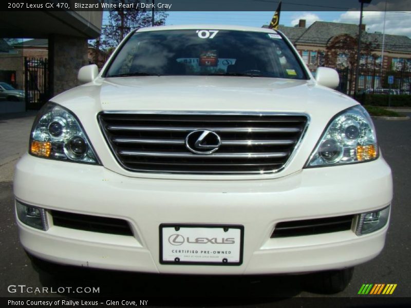 Blizzard White Pearl / Dark Gray 2007 Lexus GX 470