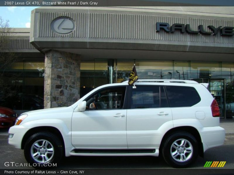 Blizzard White Pearl / Dark Gray 2007 Lexus GX 470
