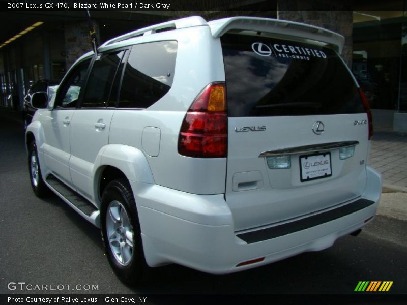 Blizzard White Pearl / Dark Gray 2007 Lexus GX 470