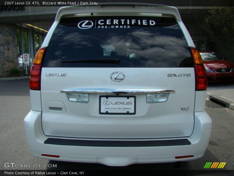 Blizzard White Pearl / Dark Gray 2007 Lexus GX 470