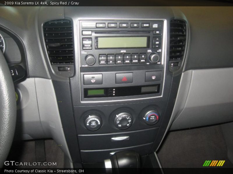 Spicy Red / Gray 2009 Kia Sorento LX 4x4