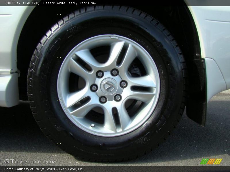 Blizzard White Pearl / Dark Gray 2007 Lexus GX 470