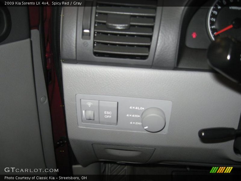 Spicy Red / Gray 2009 Kia Sorento LX 4x4