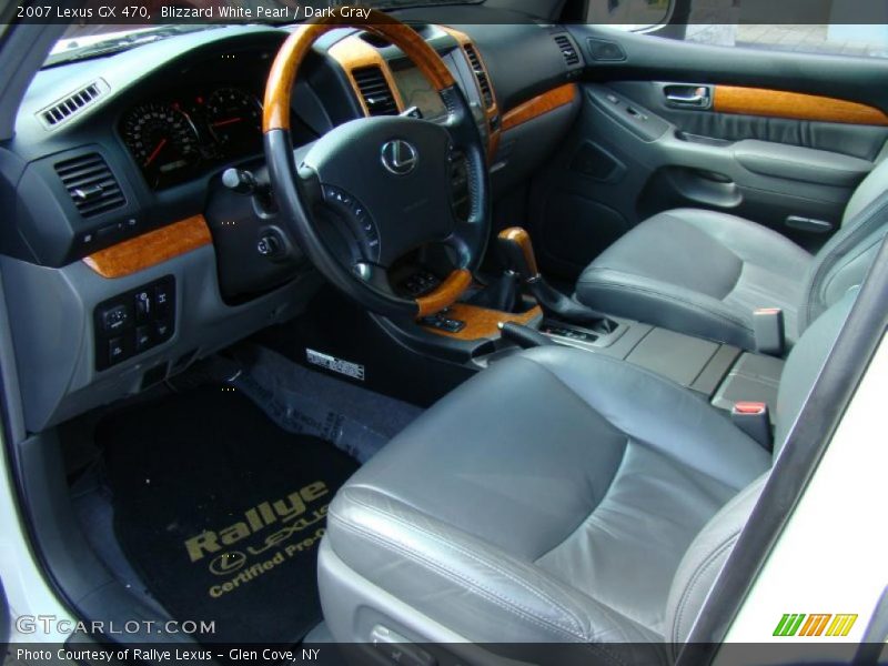 Blizzard White Pearl / Dark Gray 2007 Lexus GX 470
