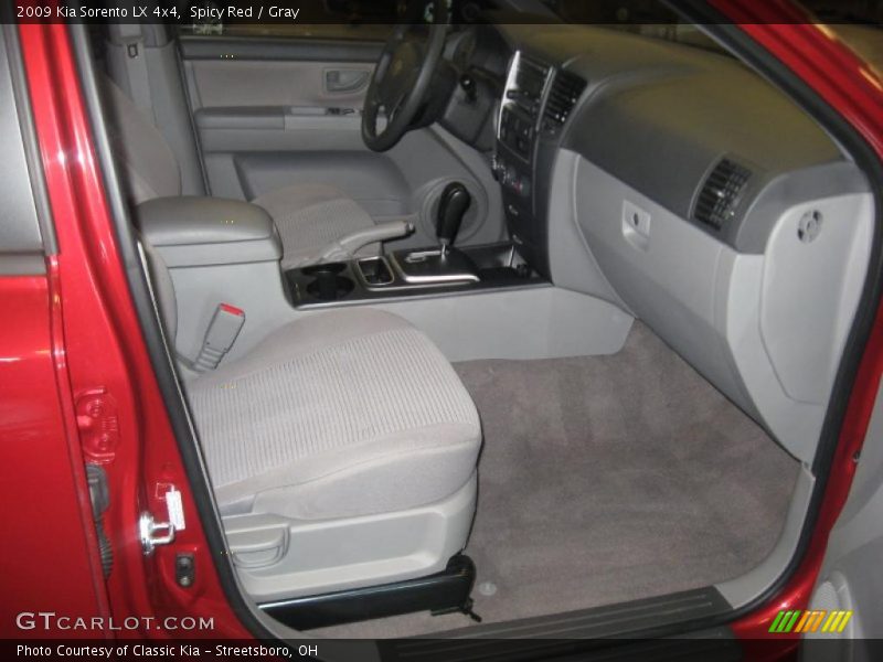 Spicy Red / Gray 2009 Kia Sorento LX 4x4