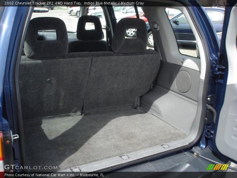 Indigo Blue Metallic / Medium Gray 2002 Chevrolet Tracker ZR2 4WD Hard Top