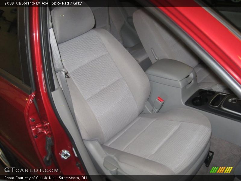 Spicy Red / Gray 2009 Kia Sorento LX 4x4