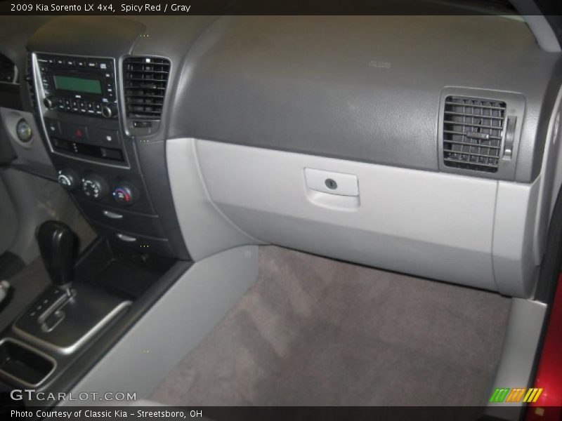 Spicy Red / Gray 2009 Kia Sorento LX 4x4