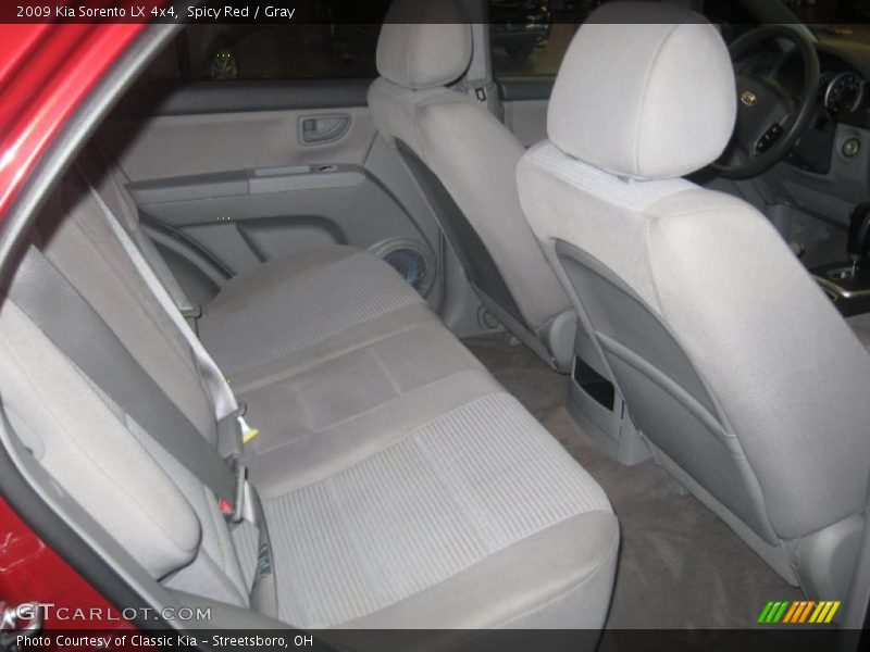 Spicy Red / Gray 2009 Kia Sorento LX 4x4