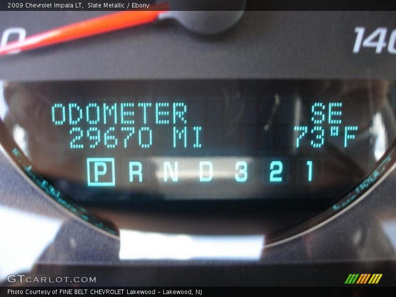 Slate Metallic / Ebony 2009 Chevrolet Impala LT