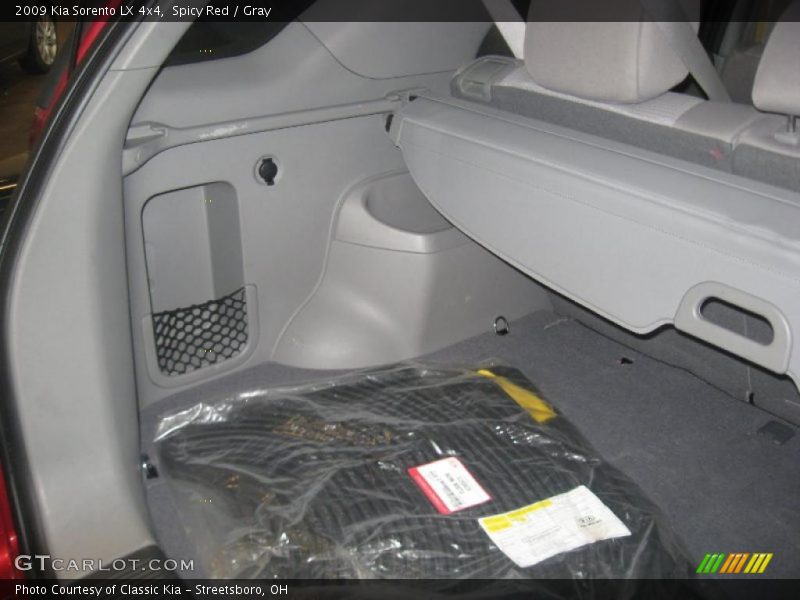 Spicy Red / Gray 2009 Kia Sorento LX 4x4