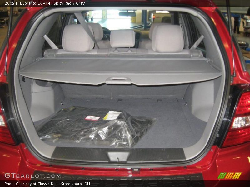 Spicy Red / Gray 2009 Kia Sorento LX 4x4