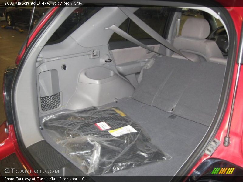 Spicy Red / Gray 2009 Kia Sorento LX 4x4