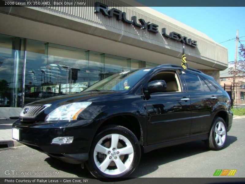 Black Onyx / Ivory 2008 Lexus RX 350 AWD