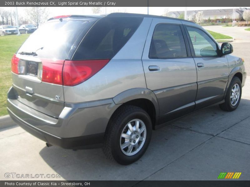 Light Spiral Gray Metallic / Gray 2003 Buick Rendezvous CX