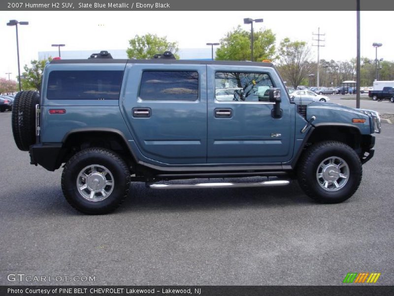 Slate Blue Metallic / Ebony Black 2007 Hummer H2 SUV