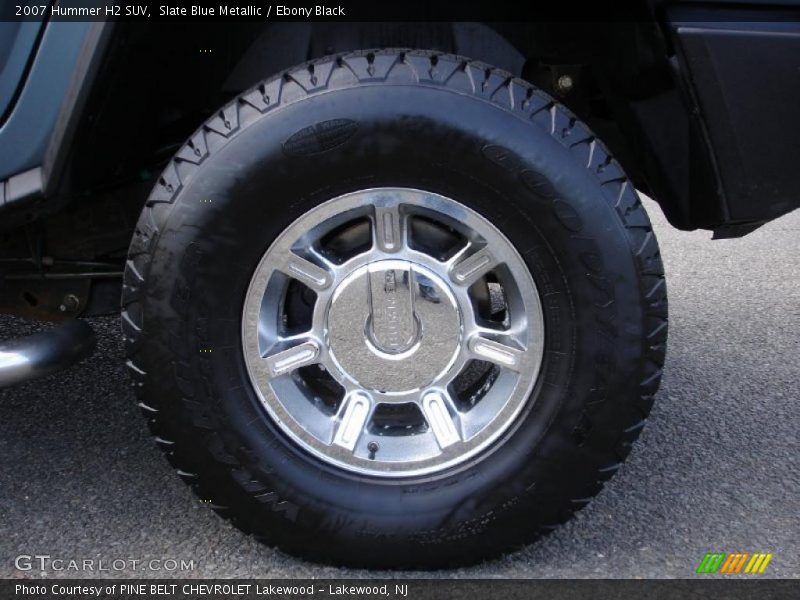 Slate Blue Metallic / Ebony Black 2007 Hummer H2 SUV