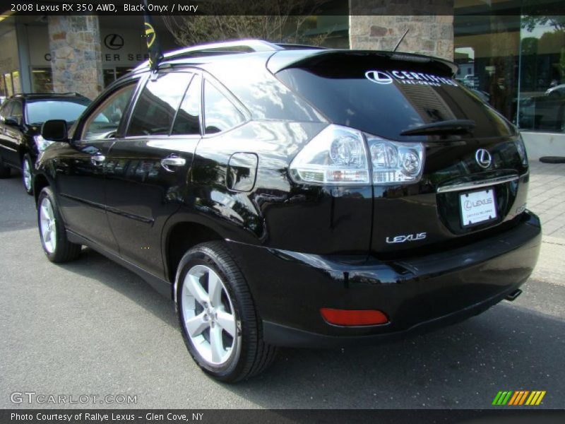 Black Onyx / Ivory 2008 Lexus RX 350 AWD