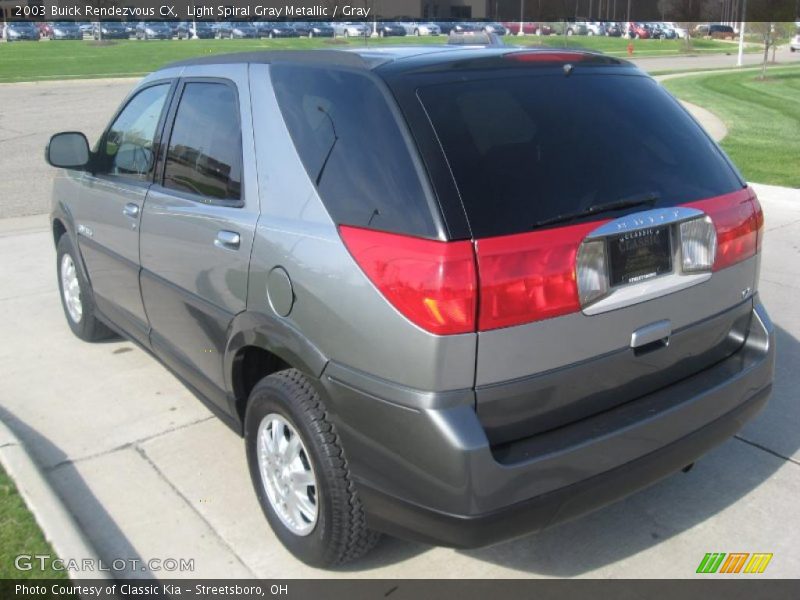 Light Spiral Gray Metallic / Gray 2003 Buick Rendezvous CX