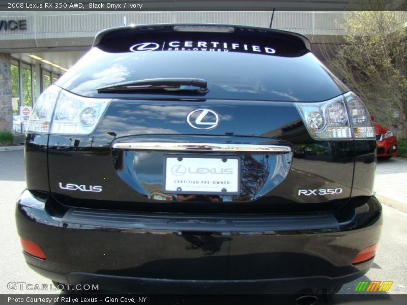 Black Onyx / Ivory 2008 Lexus RX 350 AWD