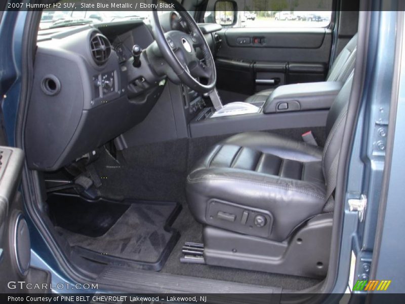 Slate Blue Metallic / Ebony Black 2007 Hummer H2 SUV