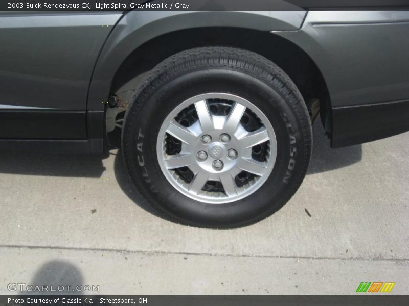 Light Spiral Gray Metallic / Gray 2003 Buick Rendezvous CX